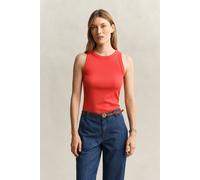 GANT Damen Geripptes Tanktop (XS) PERFECT Rot