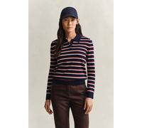 GANT Damen Gestreifter Feinstrickpullover (XL) EVENING Blau