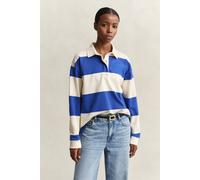 GANT Damen Gestreifter Heavy Rugger aus Baumwolle (M) ROYAL Blau
