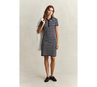 GANT Damen Gestreiftes Piqué-Polokleid (XS) EVENING Blau