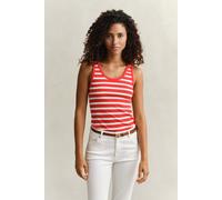 GANT Damen Gestreiftes Tanktop (M) PERFECT Rot