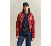 GANT Damen Gestrickte Gant Varsity Jacke (XS) DEEP GRAPE WINE
