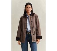 GANT Damen Gewachste Barn Jacke (XXL) FADED TAUPE