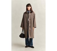 GANT Damen Gewachster Kurzmantel (XS) FADED TAUPE