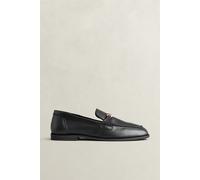 GANT Damen Gimble Leder Loafer (38) Schwarz