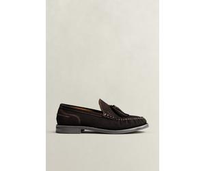 GANT Damen Gracelyn Loafer aus Veloursleder (38) WEATHERot Braun