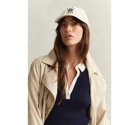 GANT Damen Graphic Cap aus Baumwolltwill (ONE SIZE) CREAMED Weiß