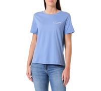 GANT T-Shirt mit Label-Print und Rundhalsausschnitt in Hellblau, Größe XL