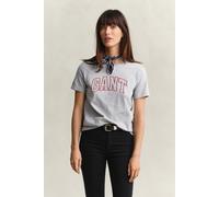 GANT - Graphic T-Shirt light grey melange - Gr. - XL
