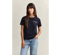 GANT Damen Graphic T-Shirt (XS) EVENING Blau