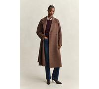 GANT Damen Handgenähter Mantel mit Gürtel (XS) DEEP Braun