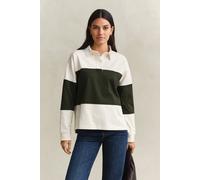 GANT Damen Heavy Rugger im Blockfarbendesign (L) MOSSY Grün