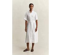 Gant 4503495 Linen Kurzarm Langes Kleid