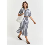 GANT Damen Kaftankleid mit Streifen (40) CLASSIC Blau