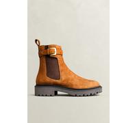 GANT Damen Kelliin Stiefel aus Veloursleder (42) COGNAC Braun