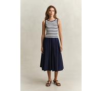 GANT Damen Kleid aus gewebtem Jersey (XXL) EVENING Blau