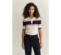 GANT Damen Kurzarm-Rugger aus Baumwolle (XS) CREAM