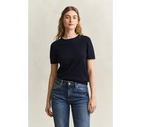 GANT Damen Kurzarmpullover (XS) EVENING Blau
