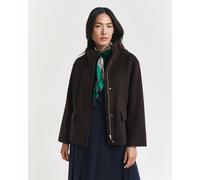 Gant Damen Jacke mit Wolle Relaxed Fit, braun, Gr. XXL