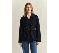 GANT Damen Kurzer Trenchcoat (S) EVENING Blau