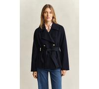GANT Damen Kurzer Trenchcoat (XS) EVENING Blau