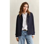 Gant Damen Mantel aus Baumwollmix, marine, Gr. S
