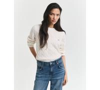 Gant Strickpullover aus Lammwolle Damen beige, XS