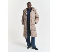 GANT Damen Langer Daunenmantel (L) Braun Beige