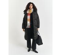 GANT Damen Langer Daunenmantel (S) Schwarz