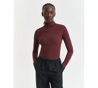 GANT Damen Leichter Rollkragenpullover aus Baumwolle (L) PLUM WINE