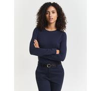 GANT Damen Leichtes Langarmshirt aus Baumwolle (XXXL) EVENING Blau