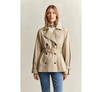 GANT Damen Lightweight Short Trenchcoat (S) OAT BEIGE