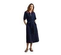 GANT Damen Linen Ss Shirt Dress Kleid