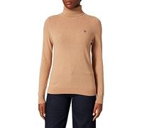 GANT Damen MD. Extrafine Lambswool Rollneck Pullover, Dark Khaki, L