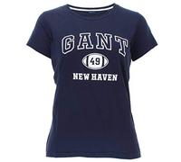 GANT Damen MD. The Summer Logo SS T-Shirt, Evening Blue, M