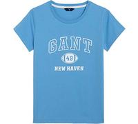 GANT Damen MD. THE Summer Logo SS T-Shirt T-Shirt, per Pack Blau (Toy Blue 457), Large (Herstellergröße: L)