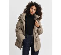 GANT Damen Mittellange Daunenjacke (S) TAUPE BEIGE