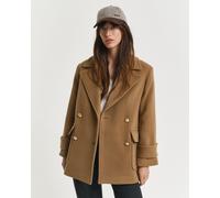 GANT Damen Mittellanger Caban aus Wolle (XXL) ROASTED WALNUT