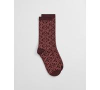 GANT Damen Monogram Socken (39-41) PLUM WINE