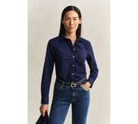 GANT Damen Popeline-Bluse (42) CLASSIC Blau