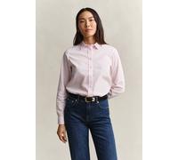 GANT Bluse Regular Fit mit Streifenmuster und Label-Stitching – Hellrosa, Größe 34