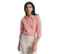 GANT Damen REG Classic POPLIN Striped Shirt Bluse, Marled RED, 36