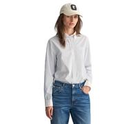 Gant Hemdbluse mit Button-Down-Kragen in Hellblau, Größe 44