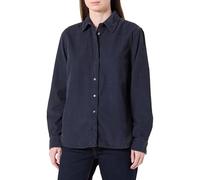 GANT Damen REG Cord Shirt Bluse, Blau, 40