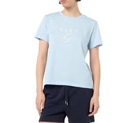 GANT Damen REG Graphic SS T-Shirt, Fresh Blue, Small
