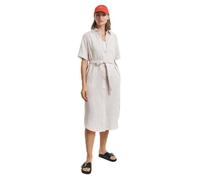GANT Damen Reg Linen Striped Shirt Dress Kleid