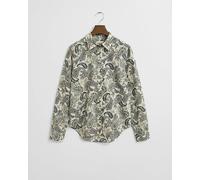 GANT Damen REG Paisley COT Voile Shirt Bluse, Blau, 44