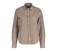 GANT Damen REG POPLIN Striped Shirt Bluse, Cacao, 38