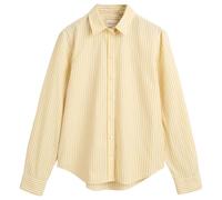 GANT Damen REG POPLIN Striped Shirt, Dusty Yellow, 44 EU