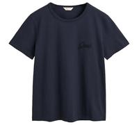 GANT Damen REG Script SS T-Shirt, Evening Blue, X-Large